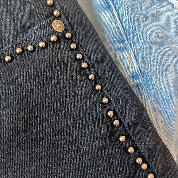 2 Pack! Almost Famous Denim Shorts - Juniors 5 - Picture 3 of 6